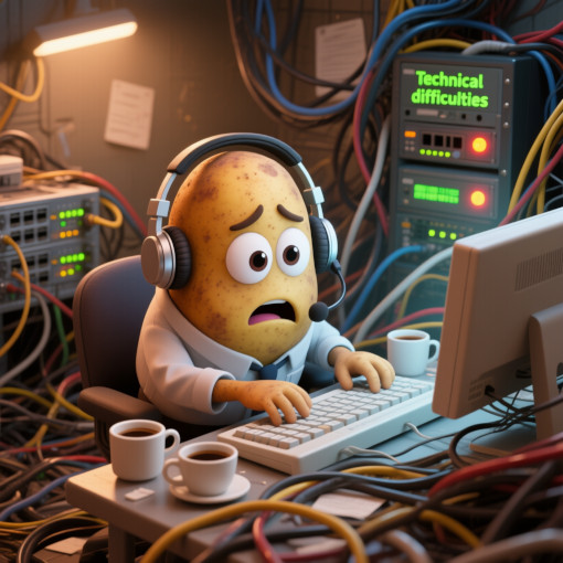 Potato stressed tech image